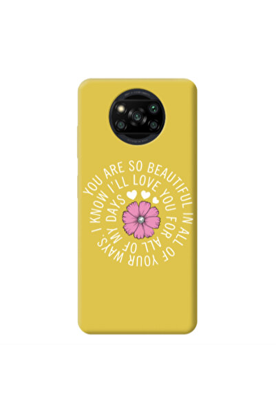 Other Xiaomi Poco X3 /X3 Pro Your Ways Yellow Colored Silicone TPU Θήκη