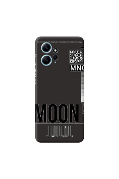 Other Xiaomi Redmi Note 12 4G A ticket to the moon Black Colored Silicone TPU...