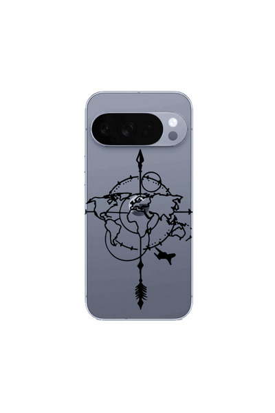 Other Google Pixel 10 Pro XL Old Map Transparent Silicone TPU Θήκη