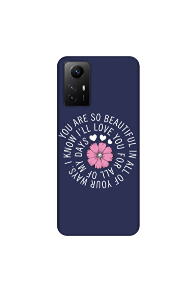 Other Xiaomi Redmi Note 12s Your Ways Dark blue Colored Silicone TPU Θήκη