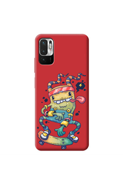 Other Xiaomi Redmi Note 10 Pro 5G Dangerous task Red Colored Silicone TPU Θήκη