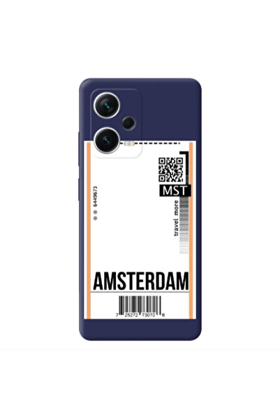 Other Xiaomi Poco X5 Amsterdam Travel More Dark blue Colored Silicone TPU Θήκη