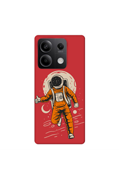 Other Xiaomi Redmi Note 13 5G Hitchhike Red Colored Silicone TPU Θήκη