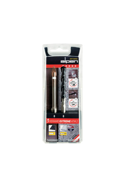 OEM Set burghie beton, porțelan și gresie/faianță Alpen Keramo Extreme Ø6 mm,...