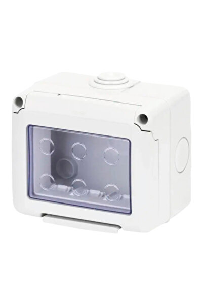 OEM Doză suport aparataje Gewiss 2 module IP55, montaj aplicat, gri