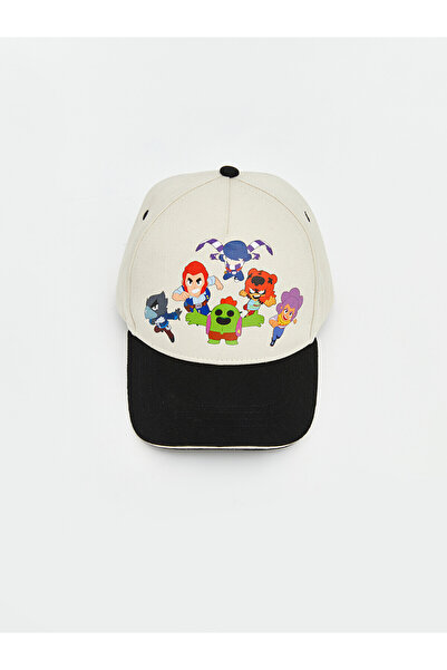 LC Waikiki Trendlucky Brawl Stars Printed Boy's Cap with Difference Design