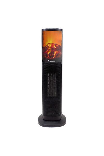 BEPER BP203010 Κεραμικός Θερμοπομπός Πύργος, 2000W, Εφέ Φλόγας LED, Τηλεχειρι...