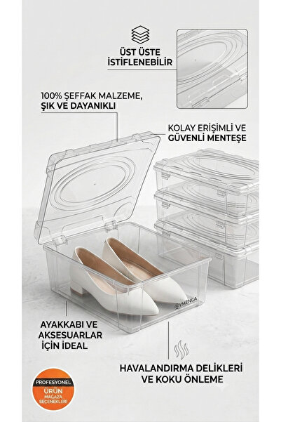 Genel Markalar Şeffaf ayakkabı kutusu