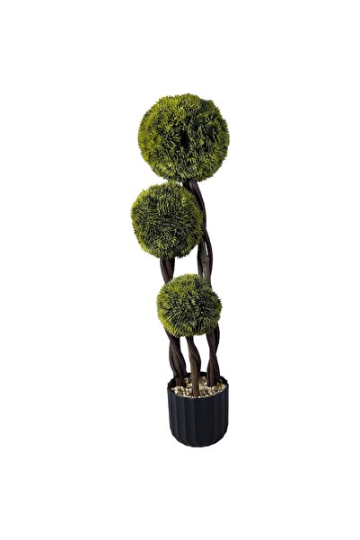 OEM Brad Artificial Decorativ Verde 80 cm Formă Spirală
