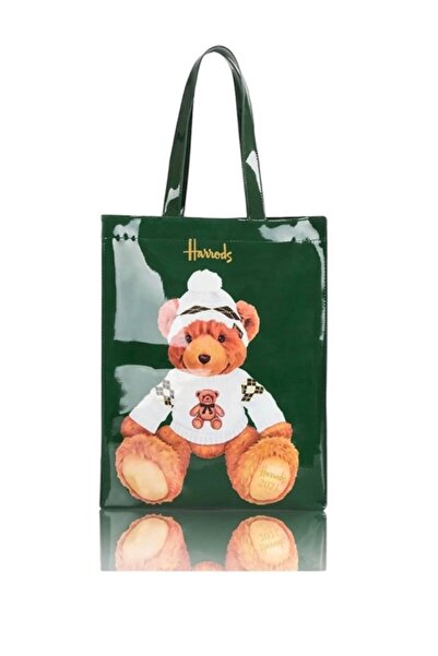 Harrods Harrods Logo Shopping Bag and Large Teddy Bear Medium Size (M: 29 X 3...