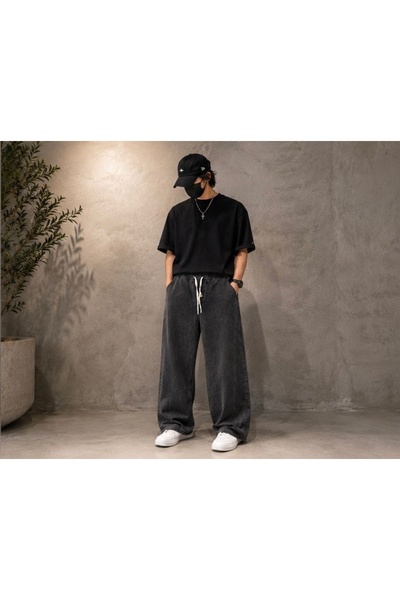 Genrice Oversize Casual Jeans, Baggy Style, Premium Quality, 70% Cotton, 30% ...