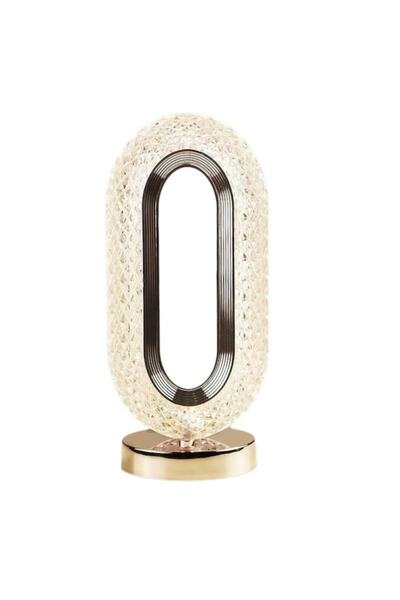 Velaris Lampă de masă elegantă, stil cristal, 3 culori, control tactil, reînc...