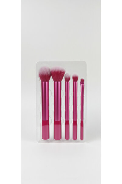 Sweetbeauty Sweet Beauty 5Pcs Makeup Brushes Set Pink with Case