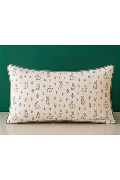 MORE HOME Muslin Baby Pillowcase with Cover 35X45 Ceiling Cream