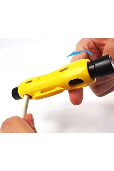 technozi Kablo Soyucu Sıyırıcı Koaksiyel Rg11 - Rg6 - Rg56 Universal Kalem Tipi Kablo Soyucu