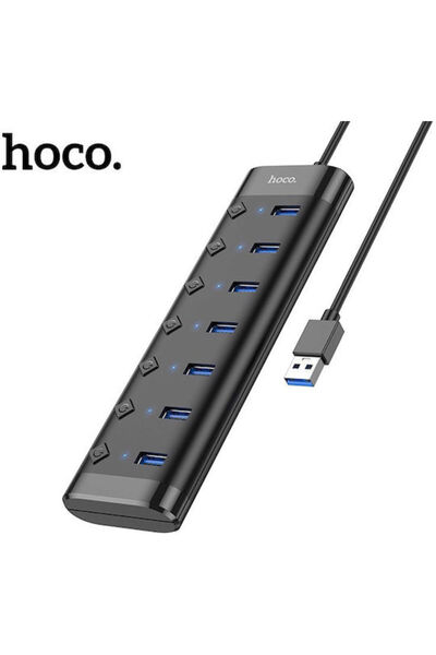 hoco. Hoco HB40 Διανομέας USB 3.0 με 7 Θύρες και Σύνδεση USB-A