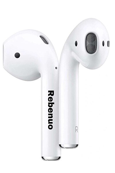 REBENUO True Wireless Bluetooth Earpods Headset with Wireless Charging (White...