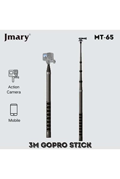 Jmary عصا كربونية بطول 3 أمتار لكاميرا الحركة
