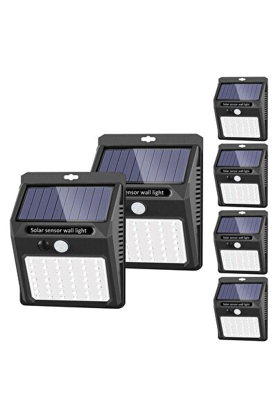 ELTERAZONE Solar Lights Outdoor [6 Pack/3 Working Mode], SEZAC Security Motio...