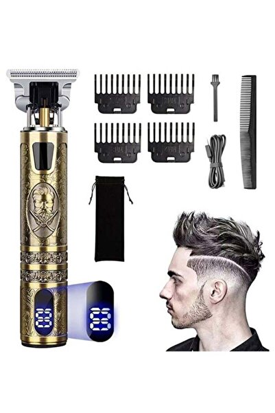 Generic Beard Trimmer for Mens, Rechargeable Electric Hair Clippers with LCD ...