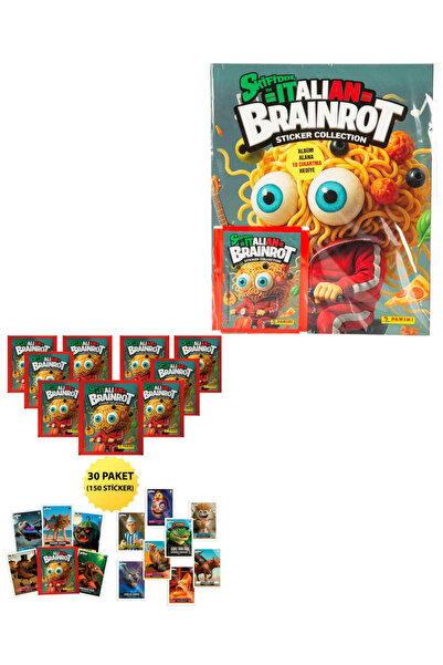 Next Plus Licensed Skifidol Italian Brainrot Panini Sticker Collection Album+...