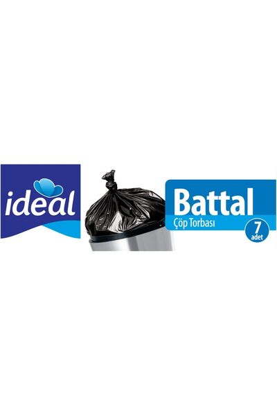 Yıldızan Tua Shop Ideal King Size Garbage Bags 7-Pack 70X95 Cm, Leak-Proof Te...