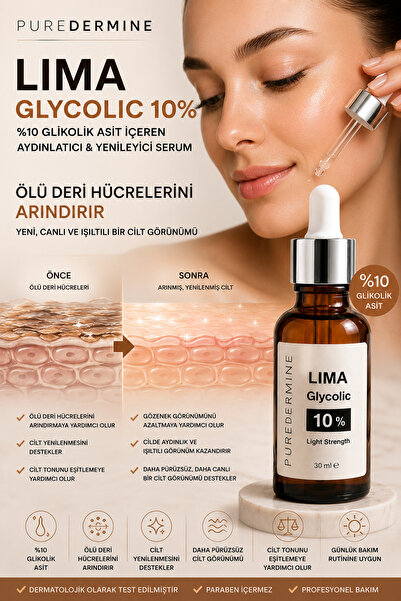 Puredermine Glycolic Acid 10% Professional Chemical Peeling |   Aha Peeling S...