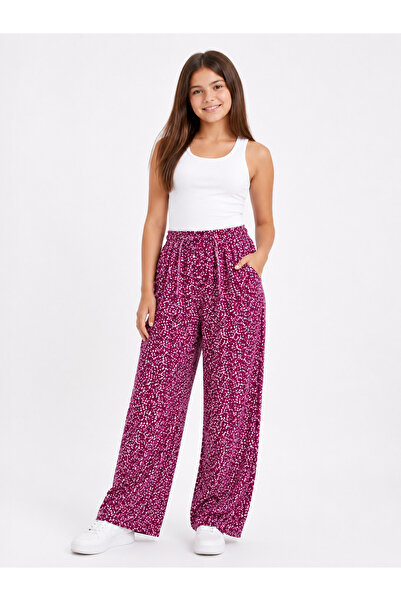 Trendline Trend Girl Child Young Viscose Fabric Thin Summer Pants