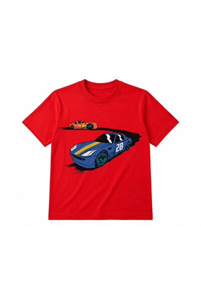 VODEXA Unisex Oversize T-Shirt Raceway Printed 100% Cotton T-Shirt Comfortabl...