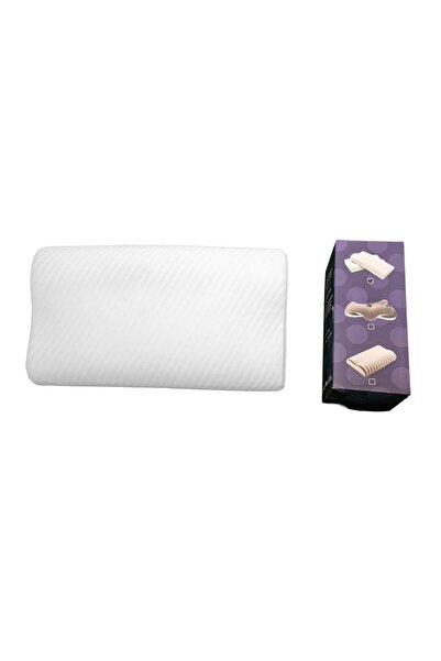 SUFT Wavy Medical Memory Foam Neck Pillow with Dual Height