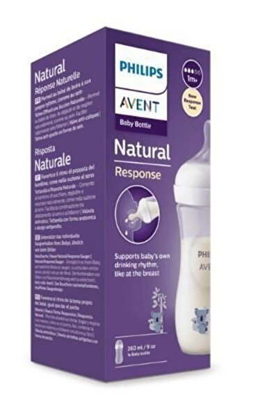 Philips Avent Response Neutral Koala Μπιμπερό 260ml 1m+ (SCY903/67)
