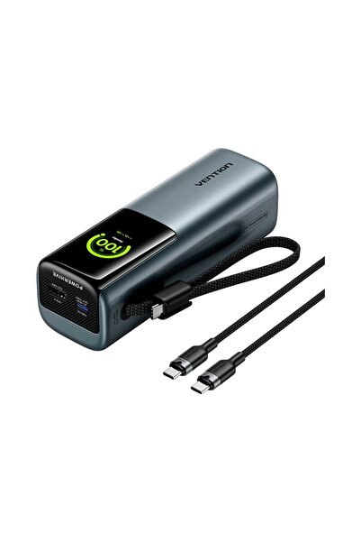 Vention Powerhive 27000mAh 200W TFT Ekranlı 3 Çıkışlı (2xUSB-C + 1xUSB-A) Yük...