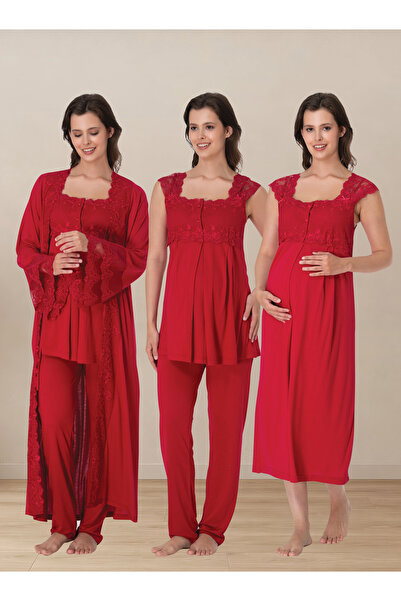 ByLohusa Adjustable Waist Elastic Maternity Set with Breastfeeding Feature Ef...