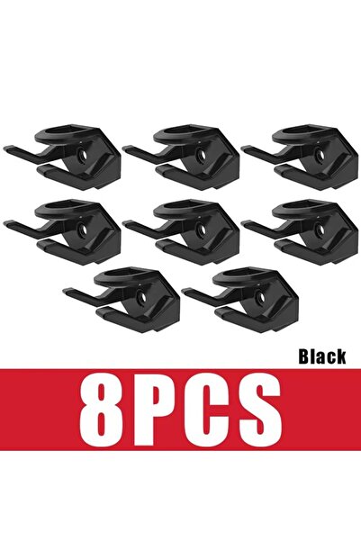 choice2 black 8PCS 8pcs Baseball Cap Rack Hat Holder Rack Organizer Storage M...