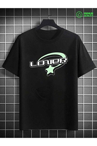 STITCHLY 1pc Men'S Limited Edition Black Graphic T-Shirt - Breathable Fabric,...