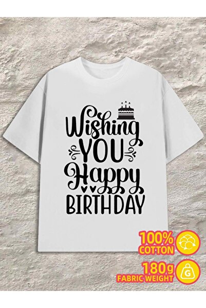 STITCHLY قميص تي شيرت عيد ميلاد سعيد للرجال من كومفورت كولورز، 180 جرام، 100%...