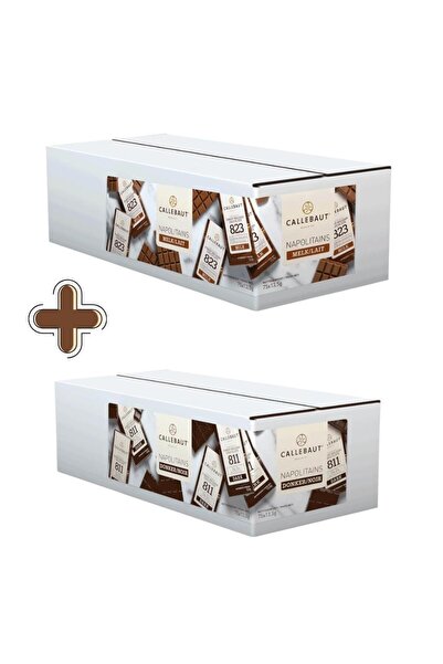 Callebaut Napoliten Sunum Çikolatası 2'li Set Bitter & Sütlü