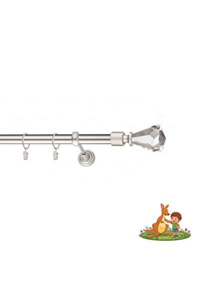 KLEIDECO Galerie simpla perdea Austria, Metal, Diametru 25mm, Capete ST VALEN...