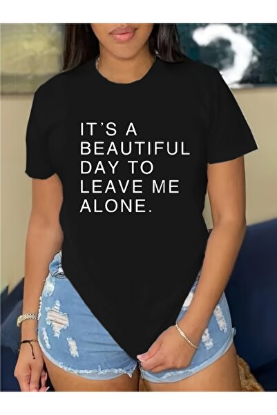 BASEPULSE Women's & Unisex "It's A Beautiful Day to Leave Me Alone" T-Shirt B...
