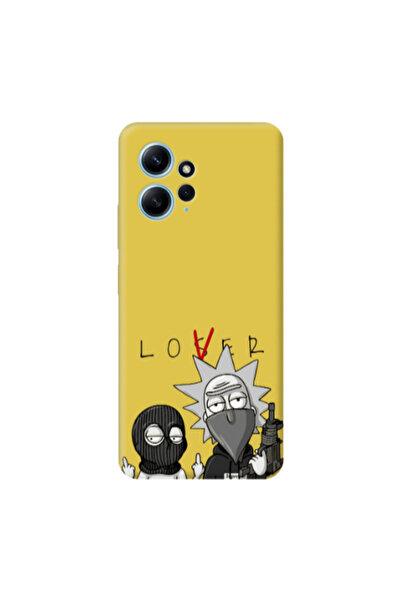 Other Xiaomi Redmi Note 12 4G Rick Loser Yellow Colored Silicone TPU Θήκη