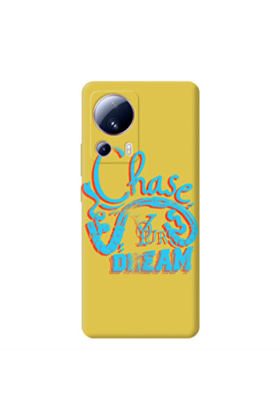 Other Xiaomi Mi 13 Lite Chase Your Dream Yellow Colored Silicone TPU Θήκη