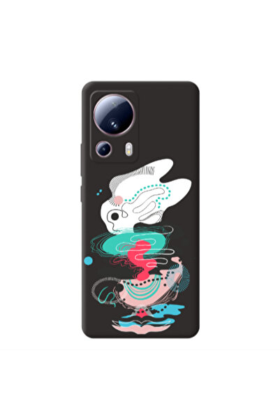 Other Xiaomi Mi 13 Lite Abstract 50 Black Colored Silicone TPU Θήκη