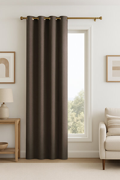 Premier Home Blackout 3127 Wood Background Curtain 220X250 1X3 Pile
