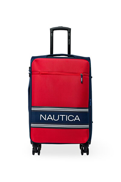 Nautica 20 Inch Brand Logo Spinner Luggage, Multicolor
