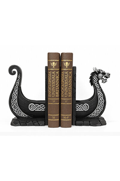 3dlink Suporturi Birou/Bibliotecă Model Corabie Nordică Vikingă – Set 2 Piese