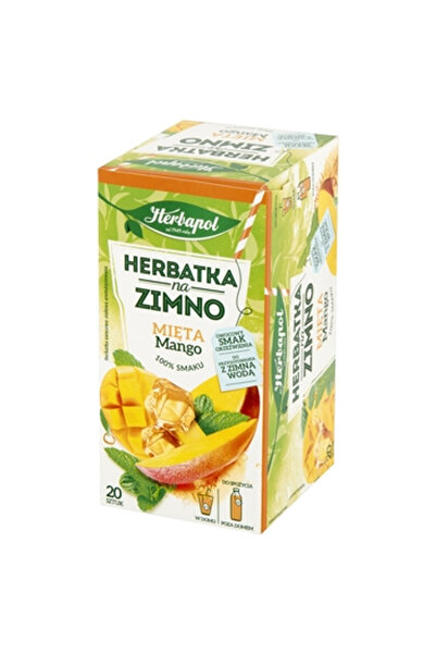 Herbapol Ceai rece de mango si menta Herbapol, 20 pliculete, 36 g