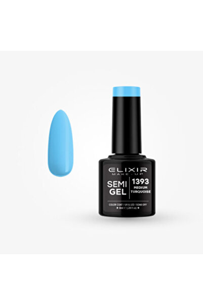 Elixir SEMI GEL (ΗΜΙΜΟΝΙΜΟ BΕΡΝΙΚΙ) - 1393 (MEDIUM TURQUOISE) 8ML