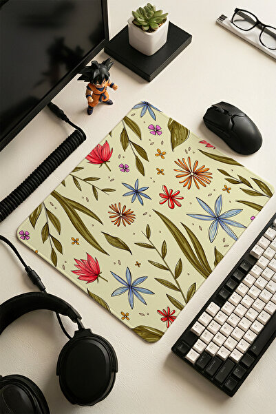 Charmbi Flower Garden 30X40 Mouse Pad Gaming Mousepad, Non-Slip Base Large Ga...