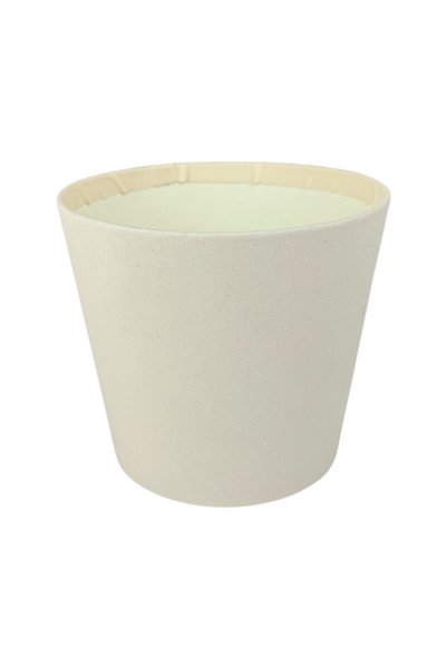 OEM Cutie de Flori Catifea Albă 14 cm