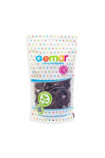 Gemar Set de 100 baloane din latex, G 120, Culoare vin